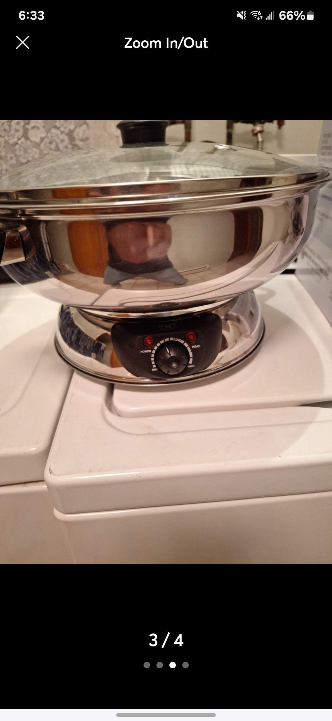 Helperware electric hot pot/steamboat, see pictures, in mint condition