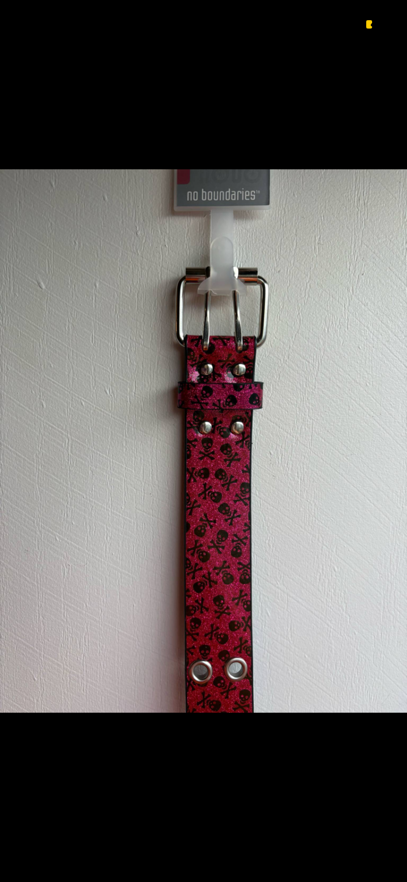 women’s Y2K goth chic, crossbone and Skull