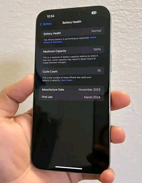 iPhone 15 Pro Max 512GB
Natural Titanium
Official apple iPhone Approvd
10/10 condition Brand New
Unused Phone Only
10 Cycle Count
100% Health
With Box
Price Just $350 Only