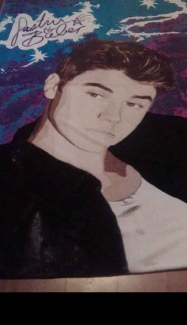 I thought your kids would like this blanket of Justin Bieber