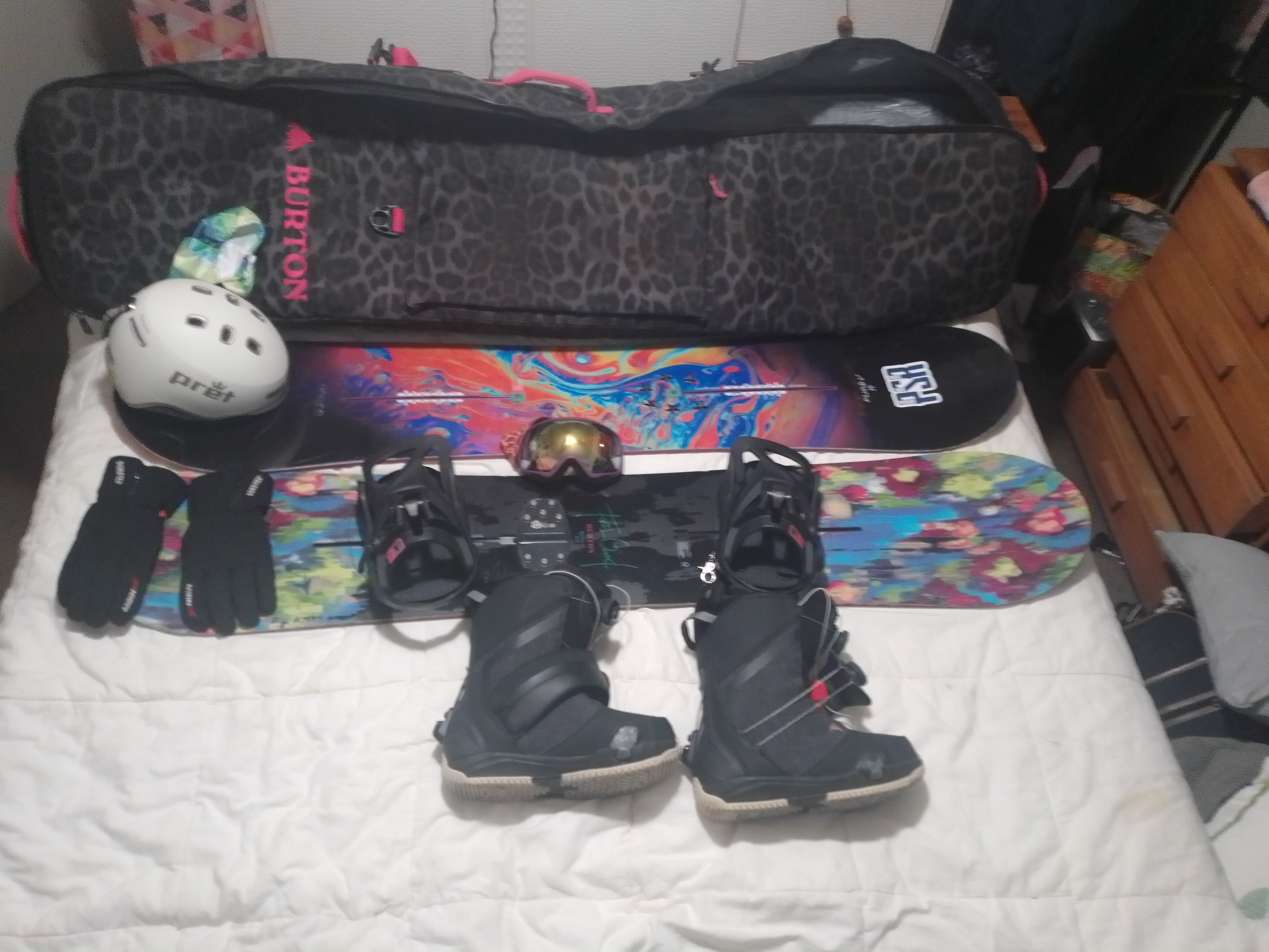snowboarding gear