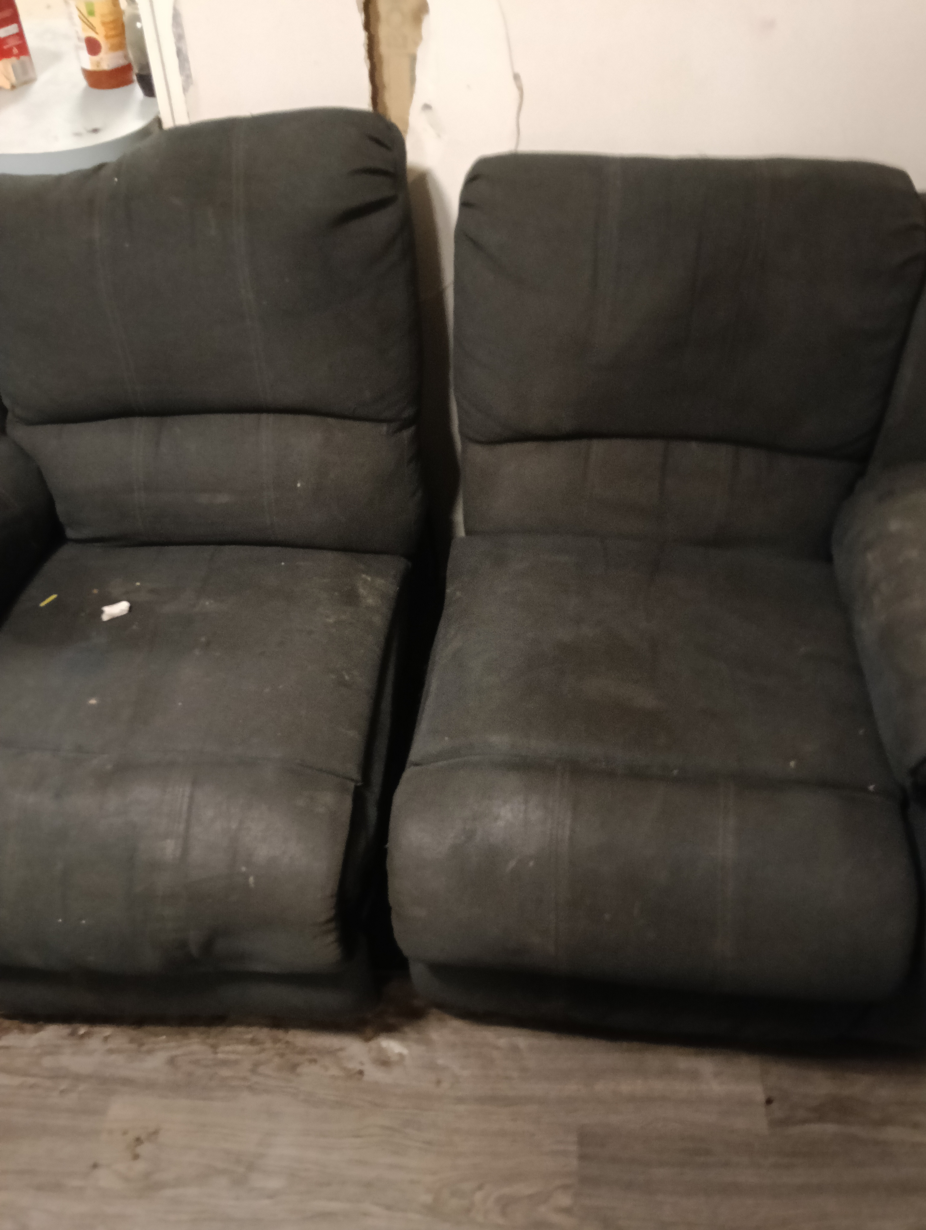 two seater family fabric blue family love seat
