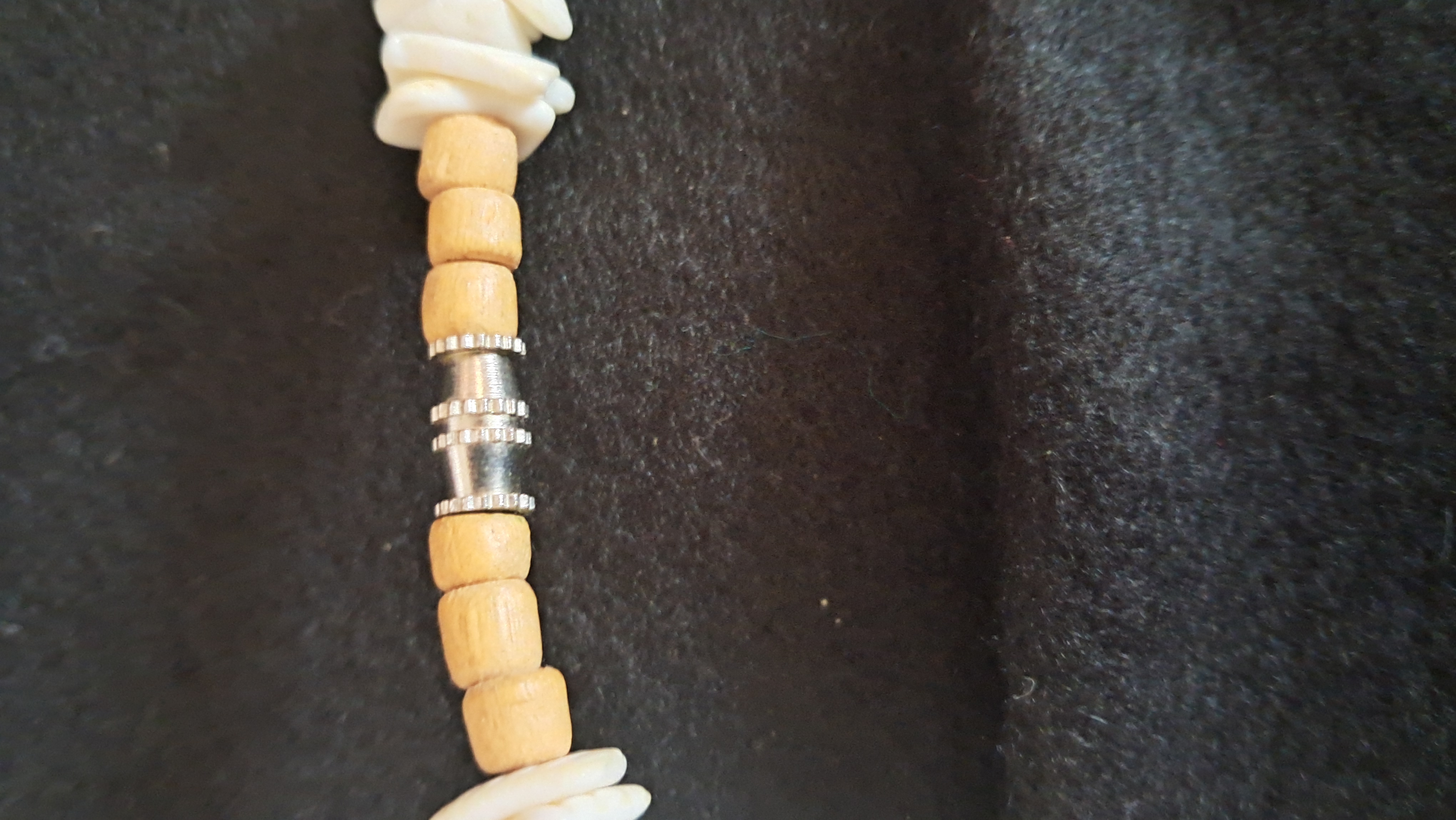 Antique vintage puka shell necklace